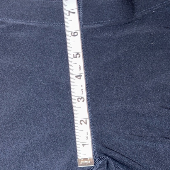 Nike Dri Fit Running Cropped Legging Navy/Blue Size Large - Picture 15 of 15